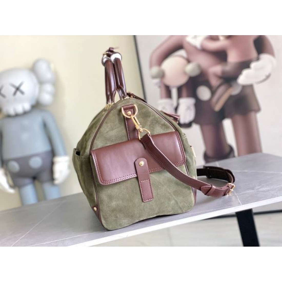 ヴィンテージ風ボストン ワイドストラップ付き 売れ筋 LOUIS VUITTON ルイヴィトン コピー バッグ 旅行対応 完売注意