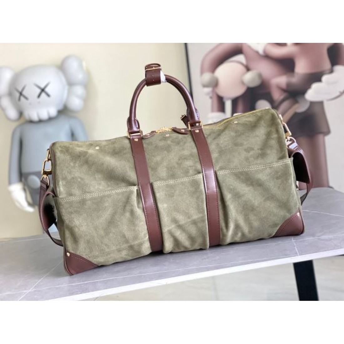ヴィンテージ風ボストン ワイドストラップ付き 売れ筋 LOUIS VUITTON ルイヴィトン コピー バッグ 旅行対応 完売注意