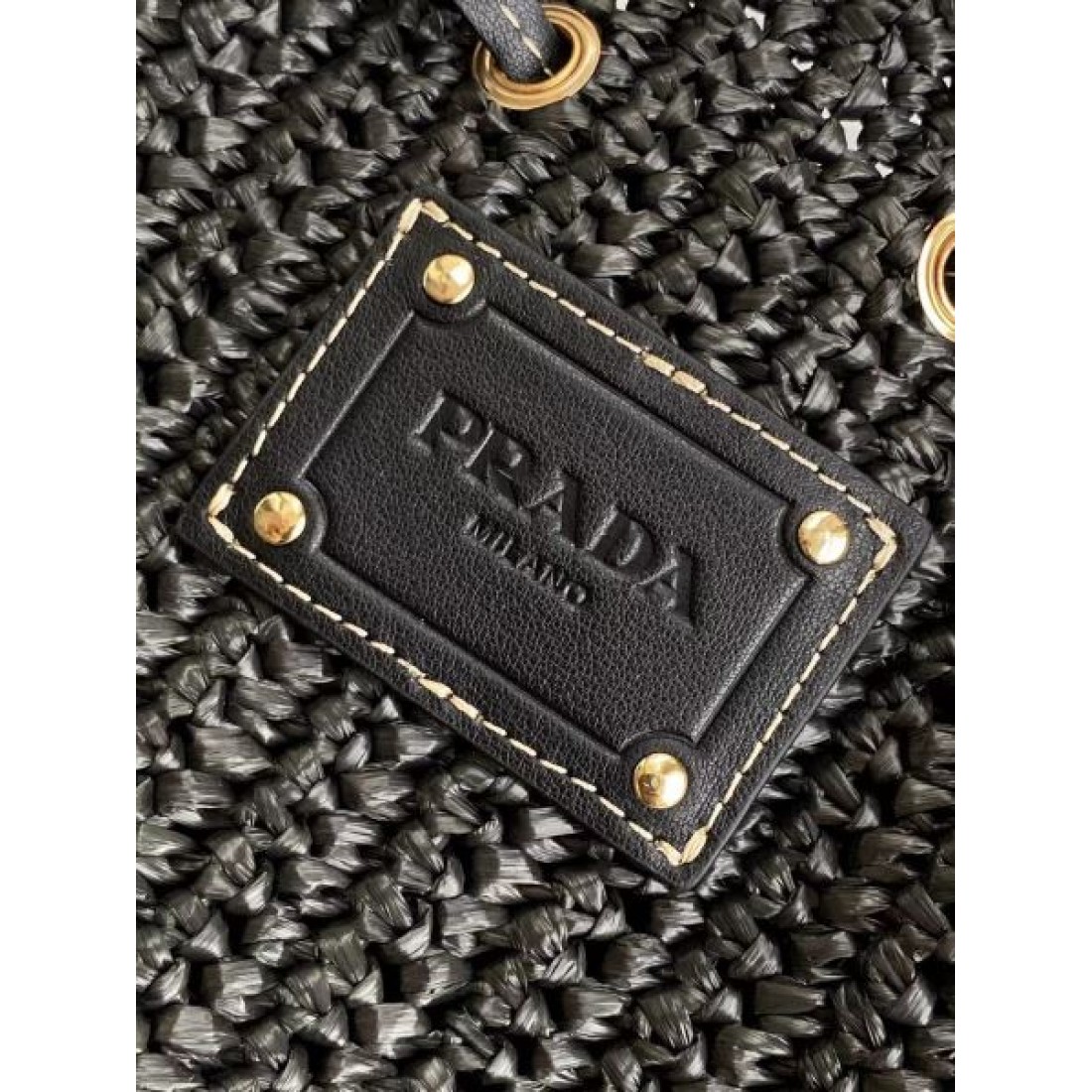 かご編み バケット巾着デザイン トップハンドル付き PRADA プラダ コピー バッグ カジュアル通勤リゾート対応 人気シリーズ