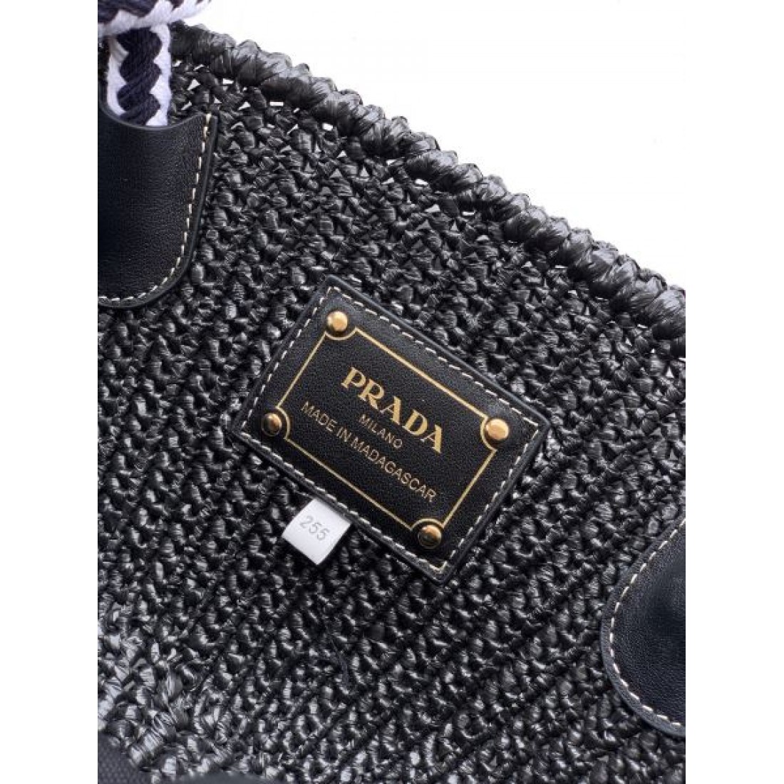 ストロー編み レディース 巾着インナー付き 2WAYハンドル PRADA プラダ コピー バッグ 夏コレクション 軽量カジュアル 上品スタイル