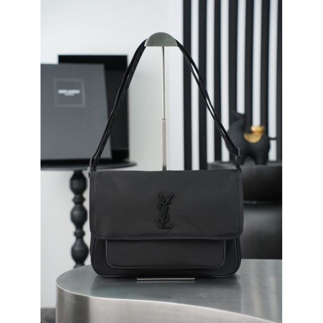 2026SS YSL クロスボデ ミニマルフラッ...