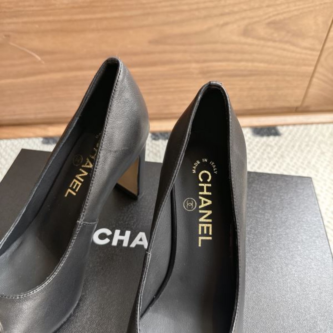 スクエアトゥ ハイヒール 大人フェミニン ラグジュアリー CHANEL シャネル コピー パンプス コレクション