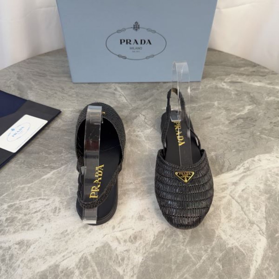 2026SS 軽量スリングデザイン 海外ファッション 人気アイテム PRADA プラダ コピー パンプス レディースサンダル風