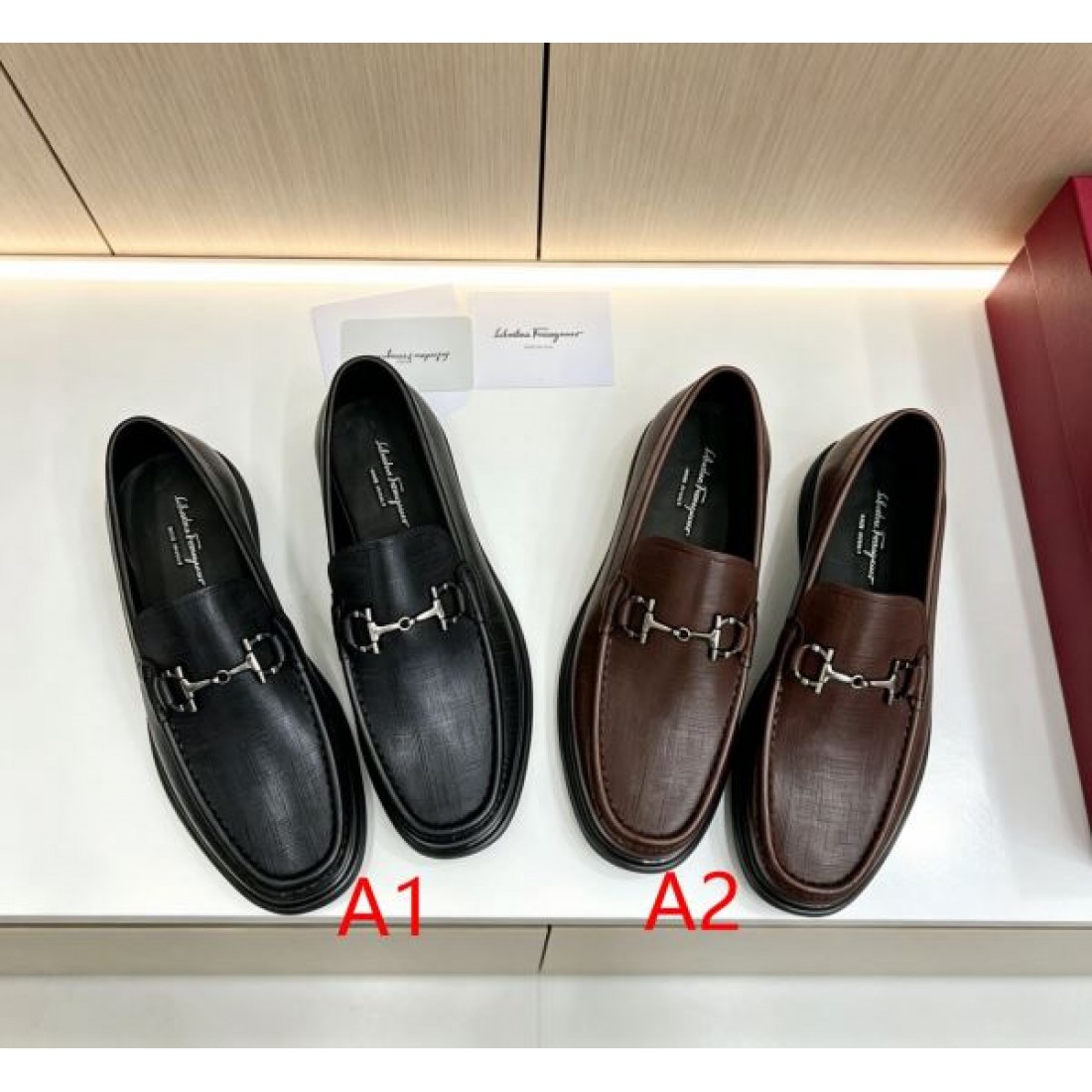 モカシンフォルム ビットデザイン スリムライン FERRAGAMO フェラガモ コピー ビジネスシューズ クラフトディテール 大人ファッション