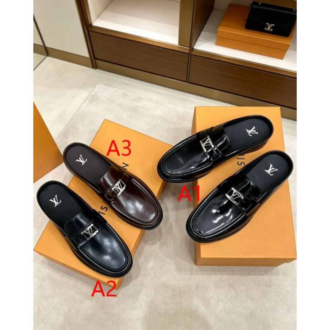 スリッポンタイプ クラシックライン 上品フォルム LOUIS VUITTON ルイヴィトン コピー ビジネスシューズ 休日スタイル 高評価