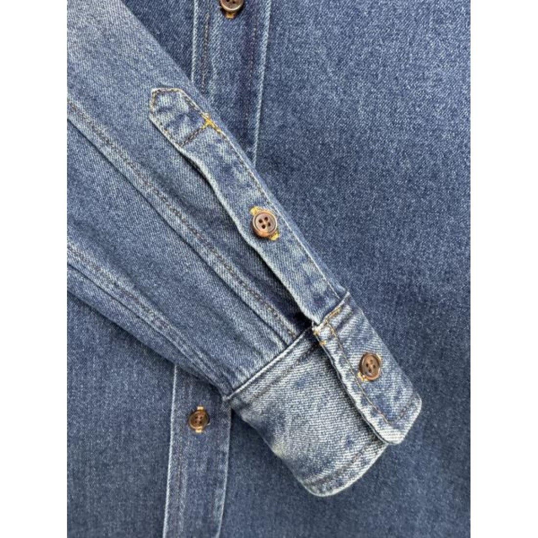 レギュラーカラー SAINT LAURENT サンローラン コピー 長袖デニムシャツ フレンチカジュアル