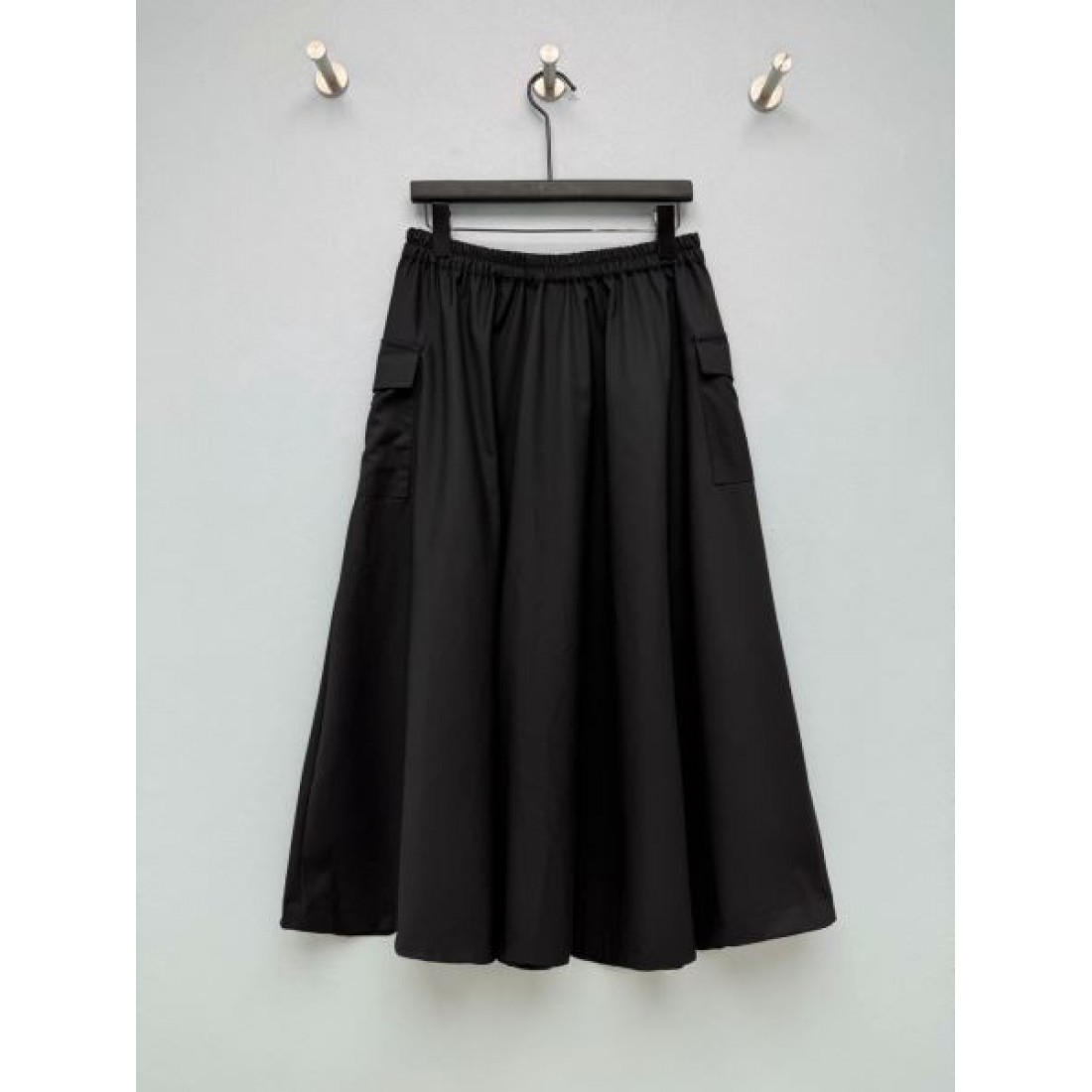 アシンメトリーボタン Aライン CELINE セリーヌ コピー ロングスカート ベルトディテール