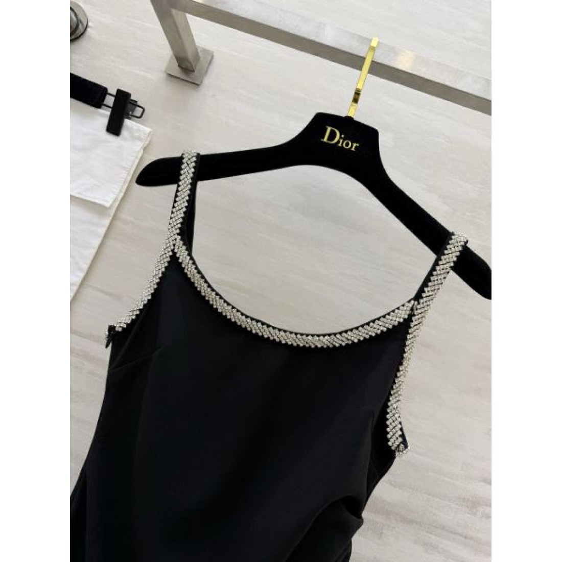 サイドドレープ ロングシルエット DIOR ディオール コピー キャミソールワンピース エレガントスタイル