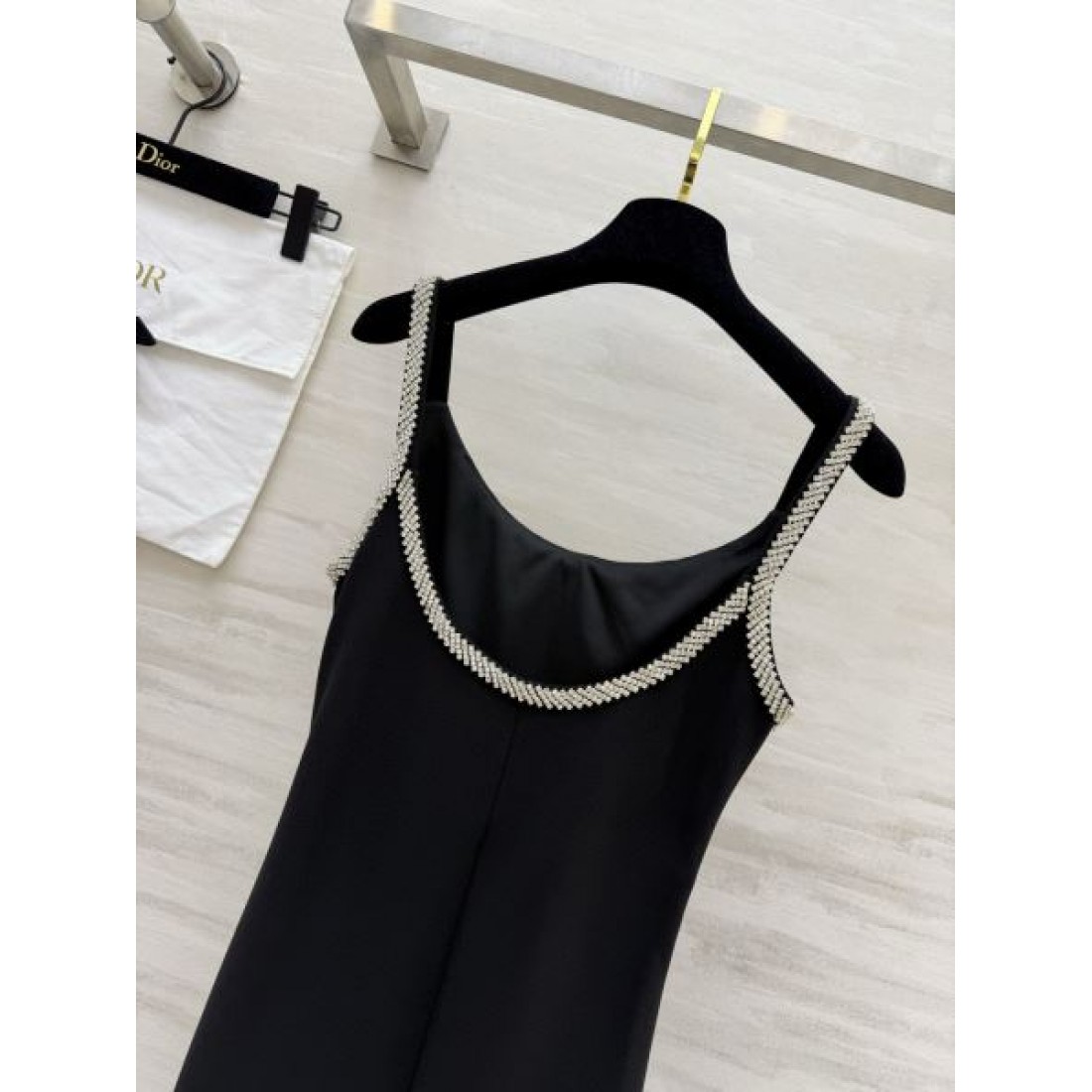 サイドドレープ ロングシルエット DIOR ディオール コピー キャミソールワンピース エレガントスタイル
