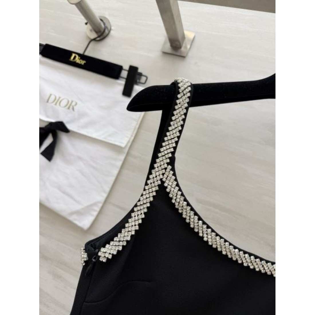 サイドドレープ ロングシルエット DIOR ディオール コピー キャミソールワンピース エレガントスタイル