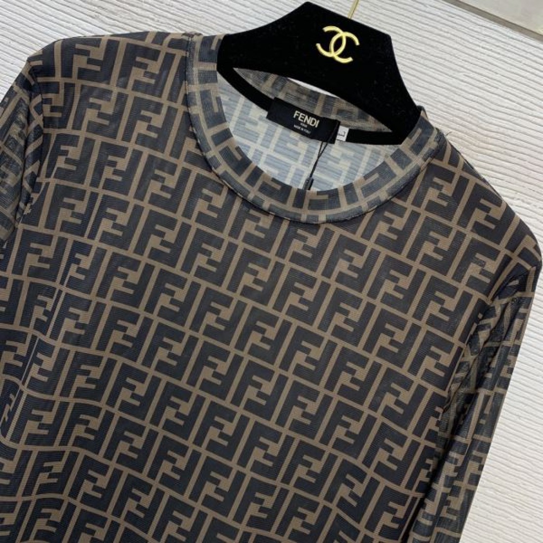 モノグラム柄 ミディスカート FENDI フェンディ コピー レディースセットアップ クラシカルスタイル