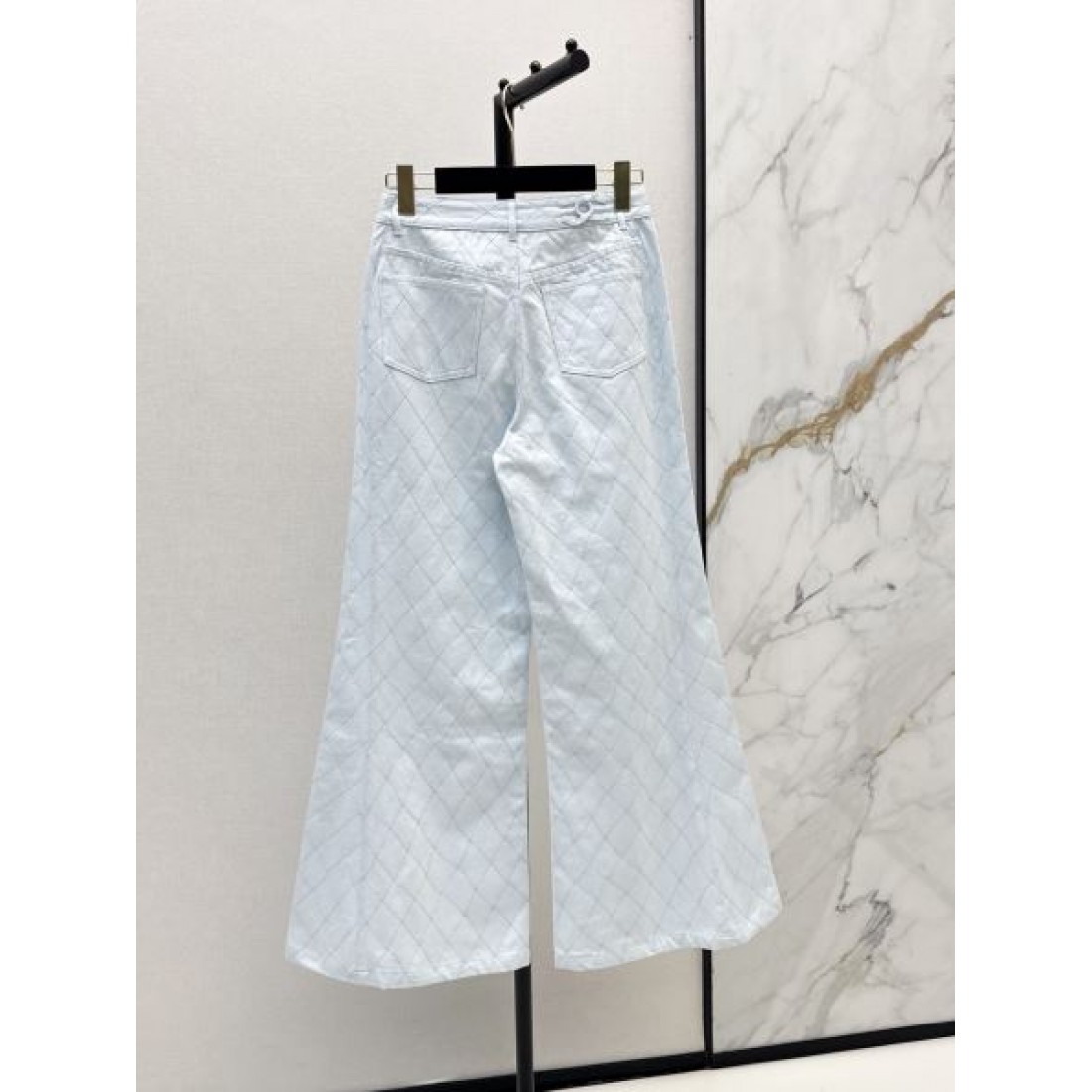 同色織柄 スカート見え CHANEL シャネル コピー キュロットパンツ リラックスフォルム