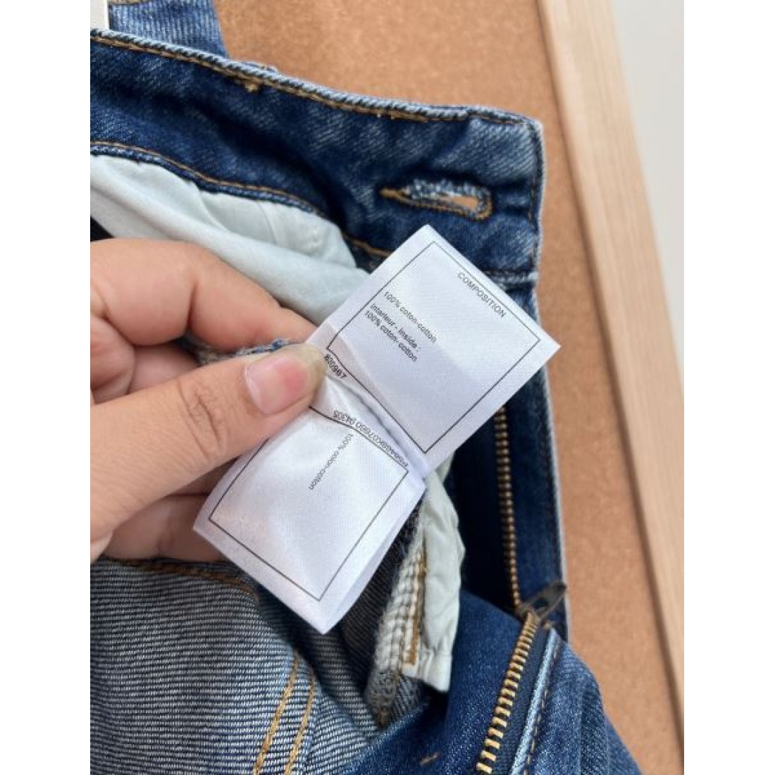 フェードブルー ロングシルエット CHANEL シャネル コピー ストレートジーンズ レトロカジュアル
