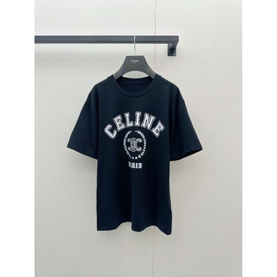 レトロムード CELINE セリーヌ コピー グラフィックTシャツ ビッグレタリング ルーズシルエット