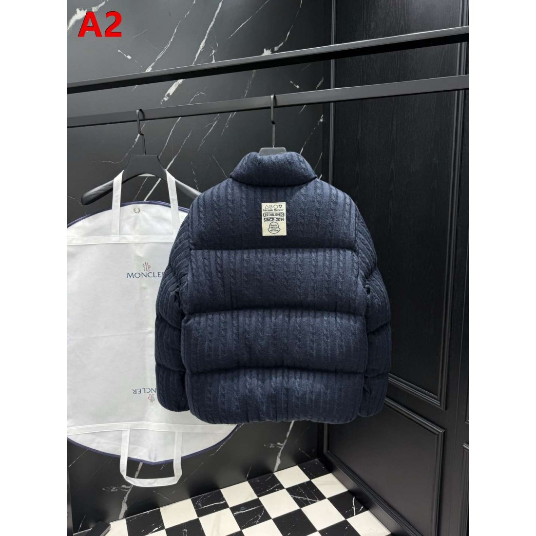 グレー・ダークネイビー・ブラック コントラスト仕様 MONCLER モンクレール コピー ショートダウン デイリーカジュアル