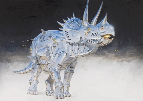 Hajime Sorayama Acrylic on illustration board
©Hajime Sorayama
Courtesy of NANZUKA