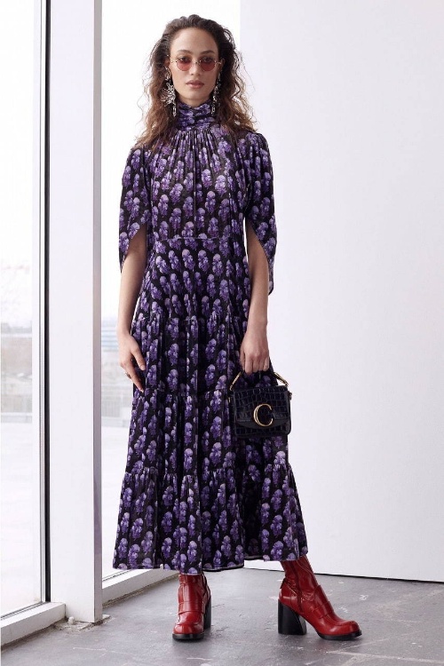 クロエ 2019年秋コレクション - 秋の装いに彩りを添える華やかなパターン｜写真20