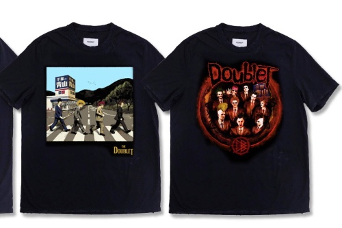 ダブレット×洋服の青山 T-SHIRT 16,500円
※左から)ウィズム各店限定デザイン、リヴォルーション限定デザイン