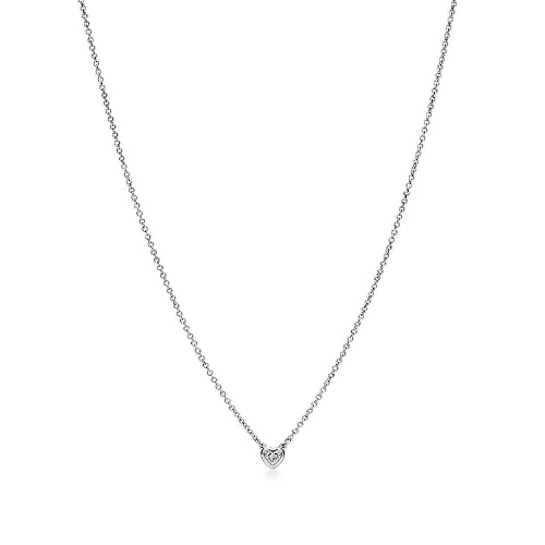 エルサペレッティ ダイヤモンド バイ ザ ヤード ハート ネックレス(プラチナ、ダイヤモンド) 184,800円＜日本限定品＞