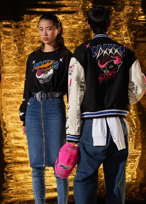 ディーゼル"干支牛"モチーフのユニセックスアパレルやバッグ、牛ワッペン＆刺繍のジャケット｜写真20