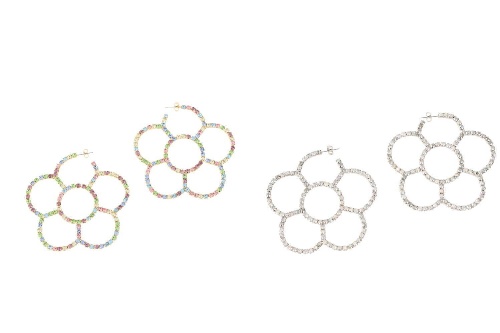 Twinkle Daisy Hoops 各13,500円＋税