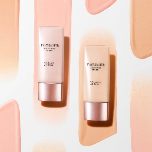 左から)プリマヴィスタ　ジャストワン　フィニッシュ SPF35PA+++ 01,02