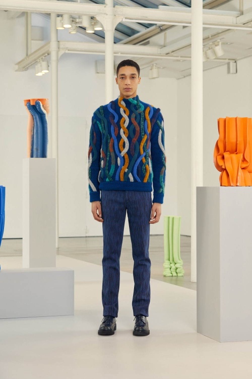 ミッソーニ 2019年秋冬メンズコレクション - クラシックを現代的に再構築、アートとの巡り合わせ｜写真12