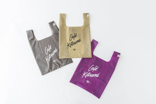 CAFÉ KITSUNÉ×AKOMEYA TOKYO　エコバッグ 中 全3色 各2,400円＋税
※12月11日(金)発売