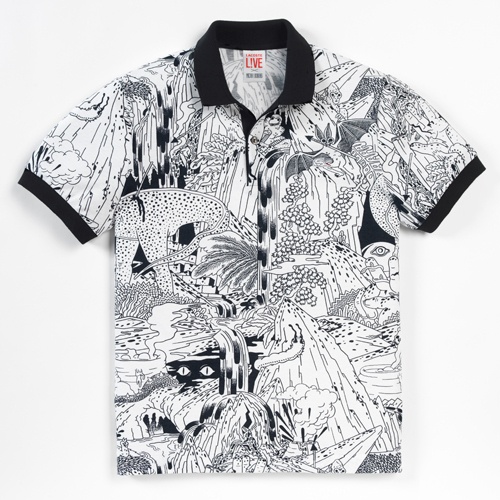 LACOSTE L!VE × MICAH LIDBERG　ポロシャツ