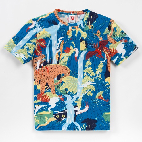 LACOSTE L!VE × MICAH LIDBERG　Tシャツ