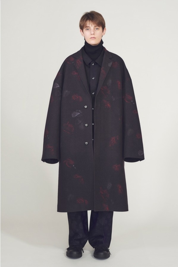 MELTON ROSE PHOTO BIG COAT 99,360円