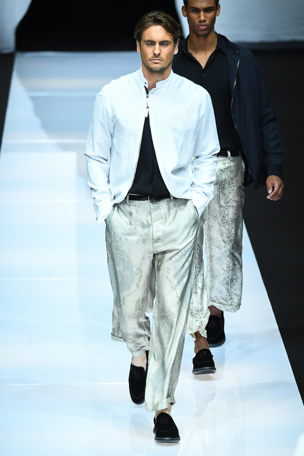 ジョルジオ アルマーニ 2019年春夏メンズコレクション - フォーマルスーツに爽快な空気を感じて｜写真95