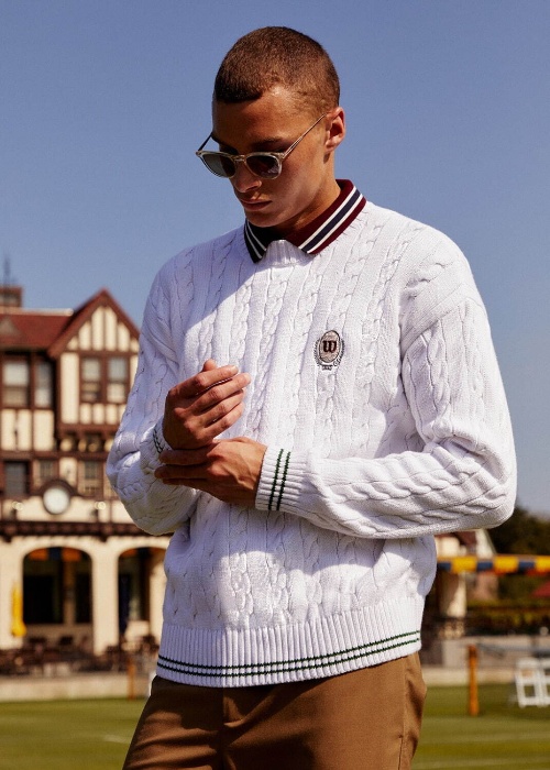 KITH×ウイルソン“テニス”着想のオンオフコートウェア、コラボロゴ入りラケットやボールも｜写真11